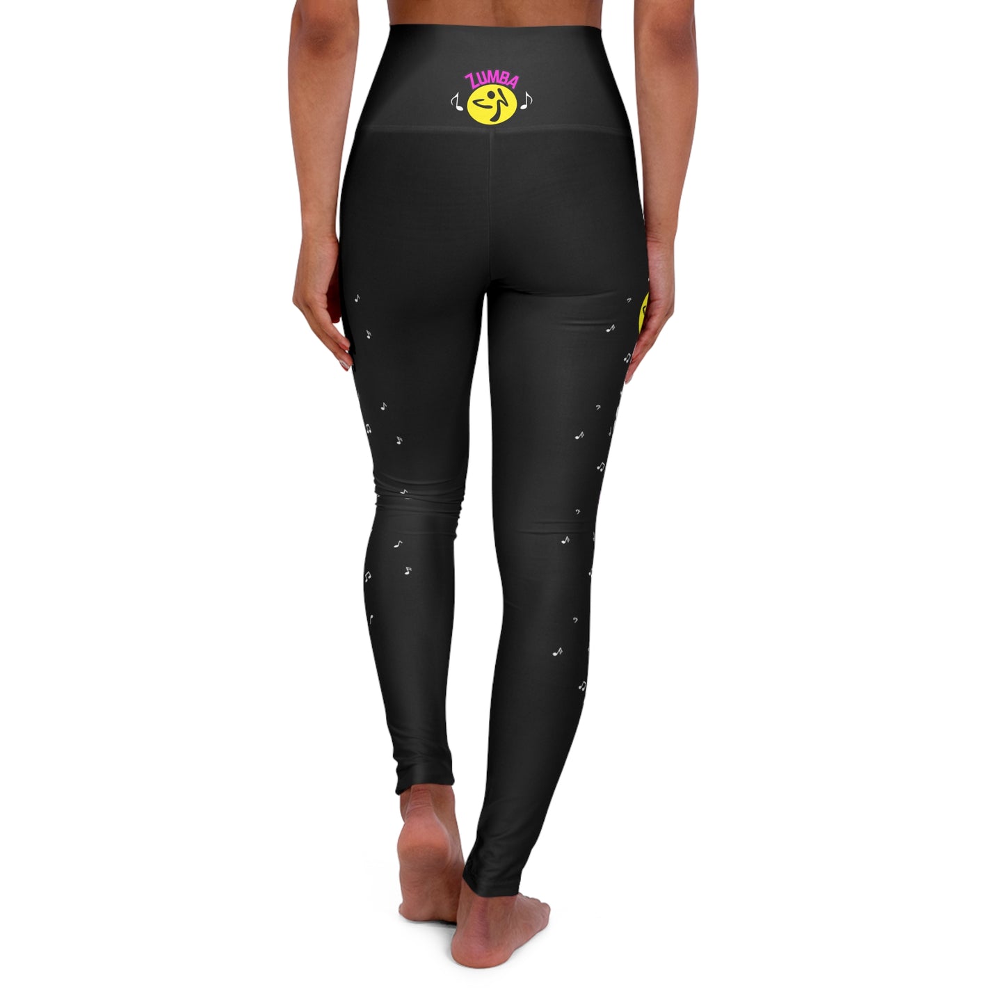 Eat, Sleep, Zumba, Repeat High Waisted Yoga Leggings