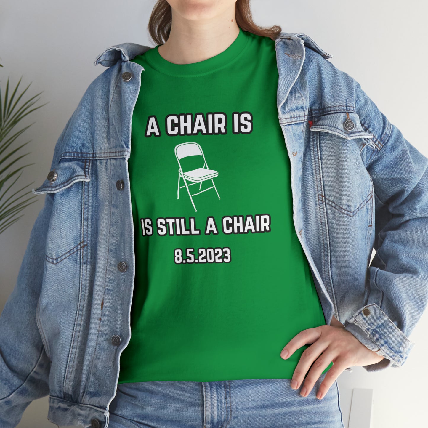 A Chair Is Still A Chair Unisex Heavy Cotton Tee