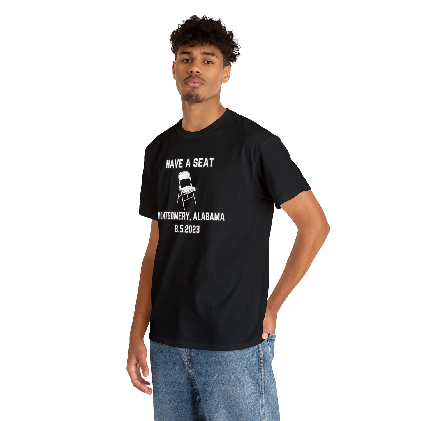 Have A Seat Unisex Heavy Cotton Tee