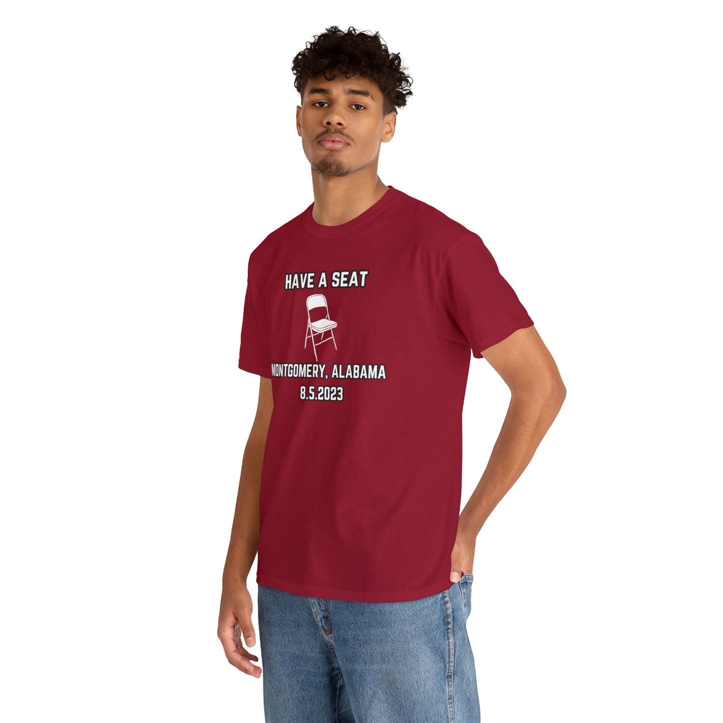 Have A Seat Unisex Heavy Cotton Tee