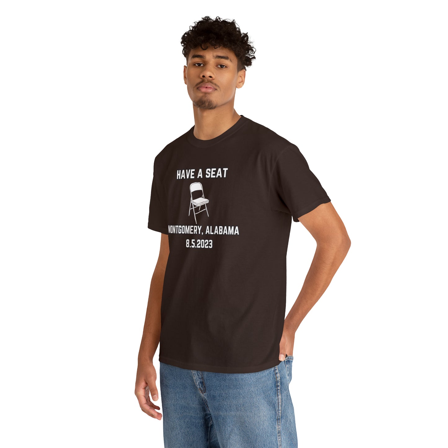 Have A Seat Unisex Heavy Cotton Tee