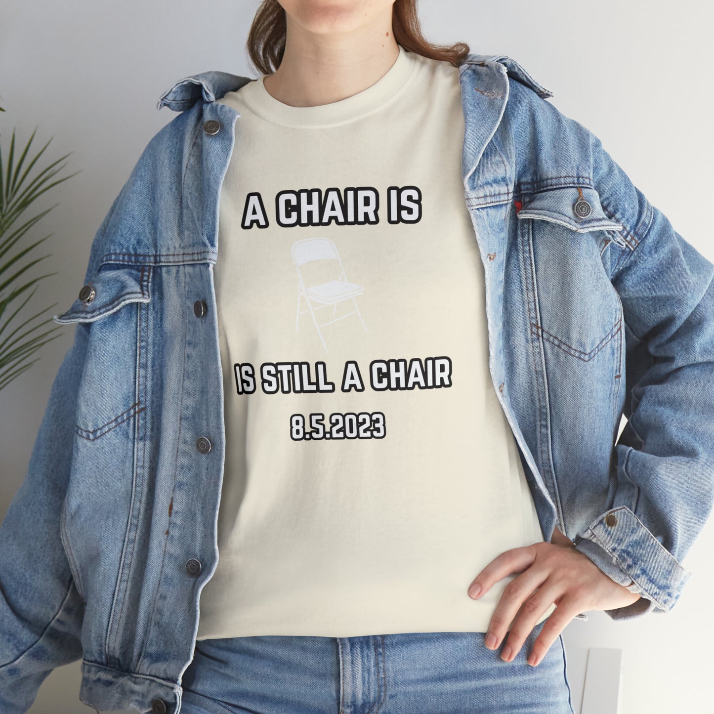 A Chair Is Still A Chair Unisex Heavy Cotton Tee