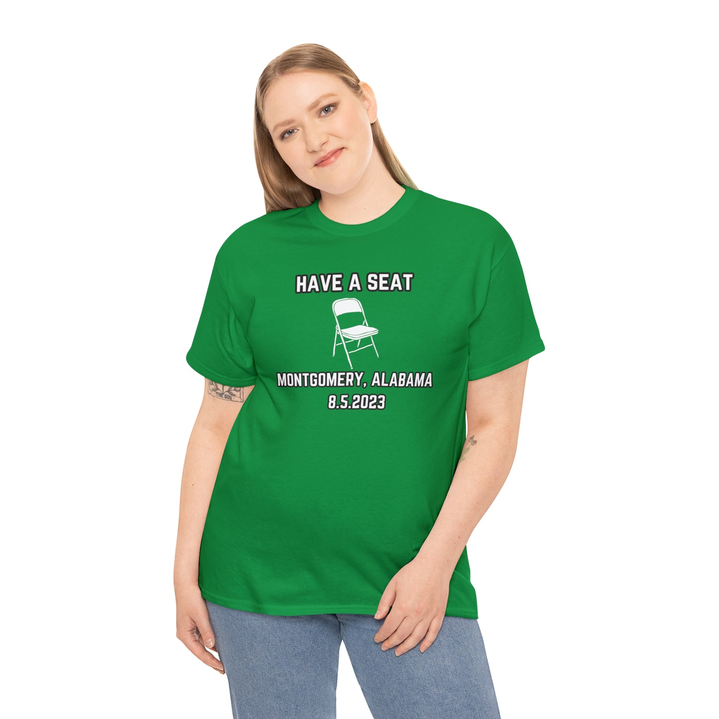 Have A Seat Unisex Heavy Cotton Tee