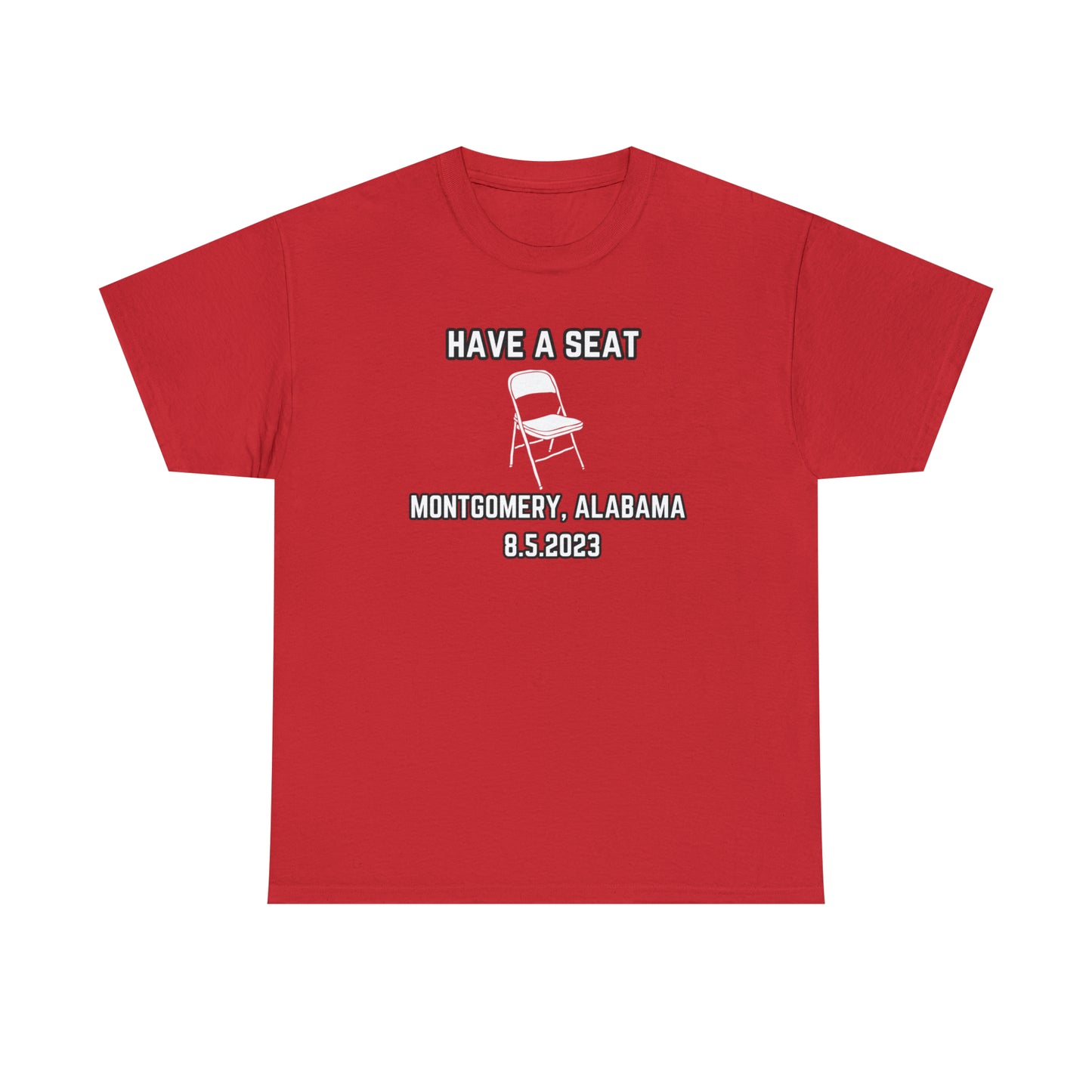 Have A Seat Unisex Heavy Cotton Tee