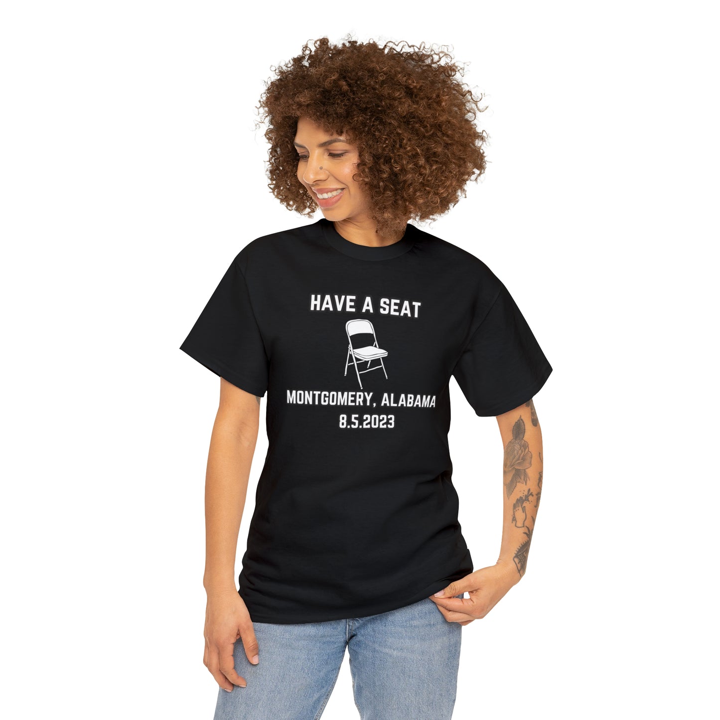 Have A Seat Unisex Heavy Cotton Tee