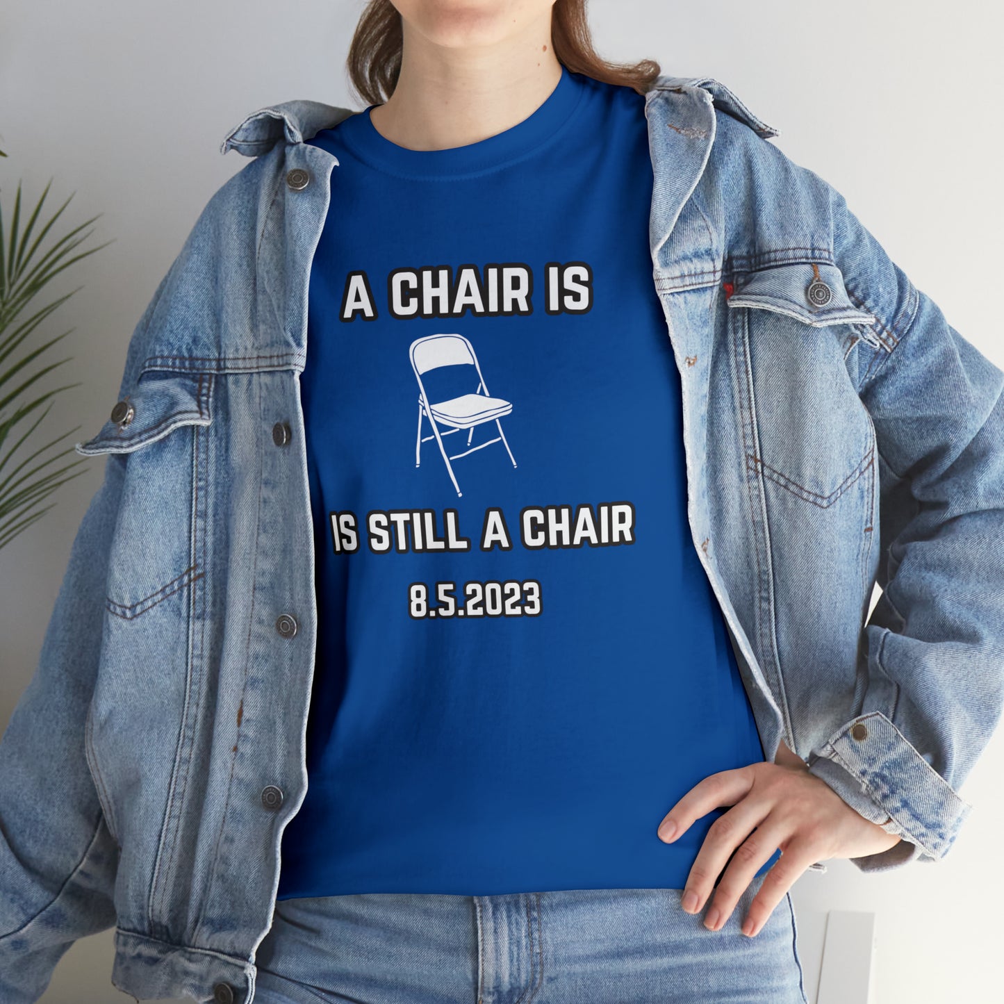 A Chair Is Still A Chair Unisex Heavy Cotton Tee