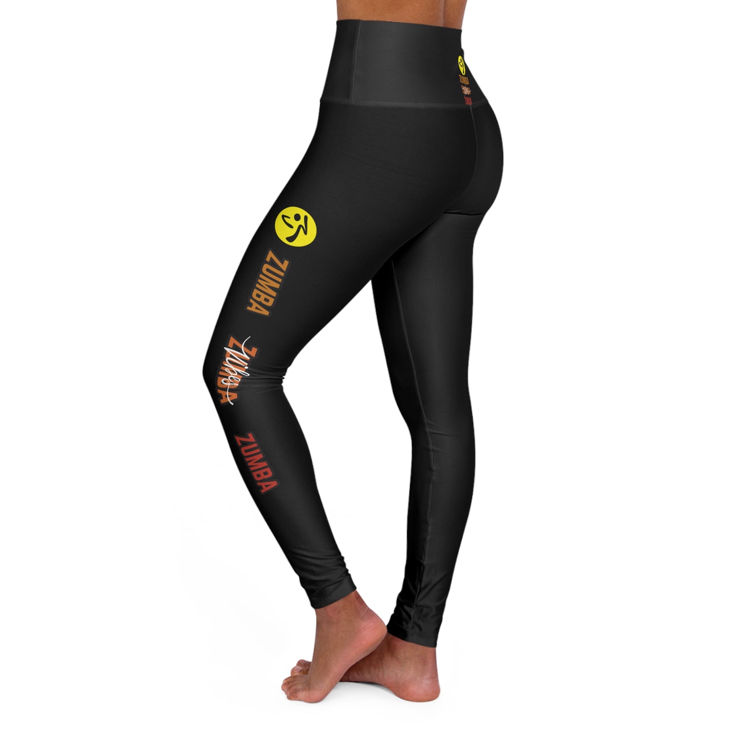 Zumba Trio Vibes High Waisted Yoga Leggings