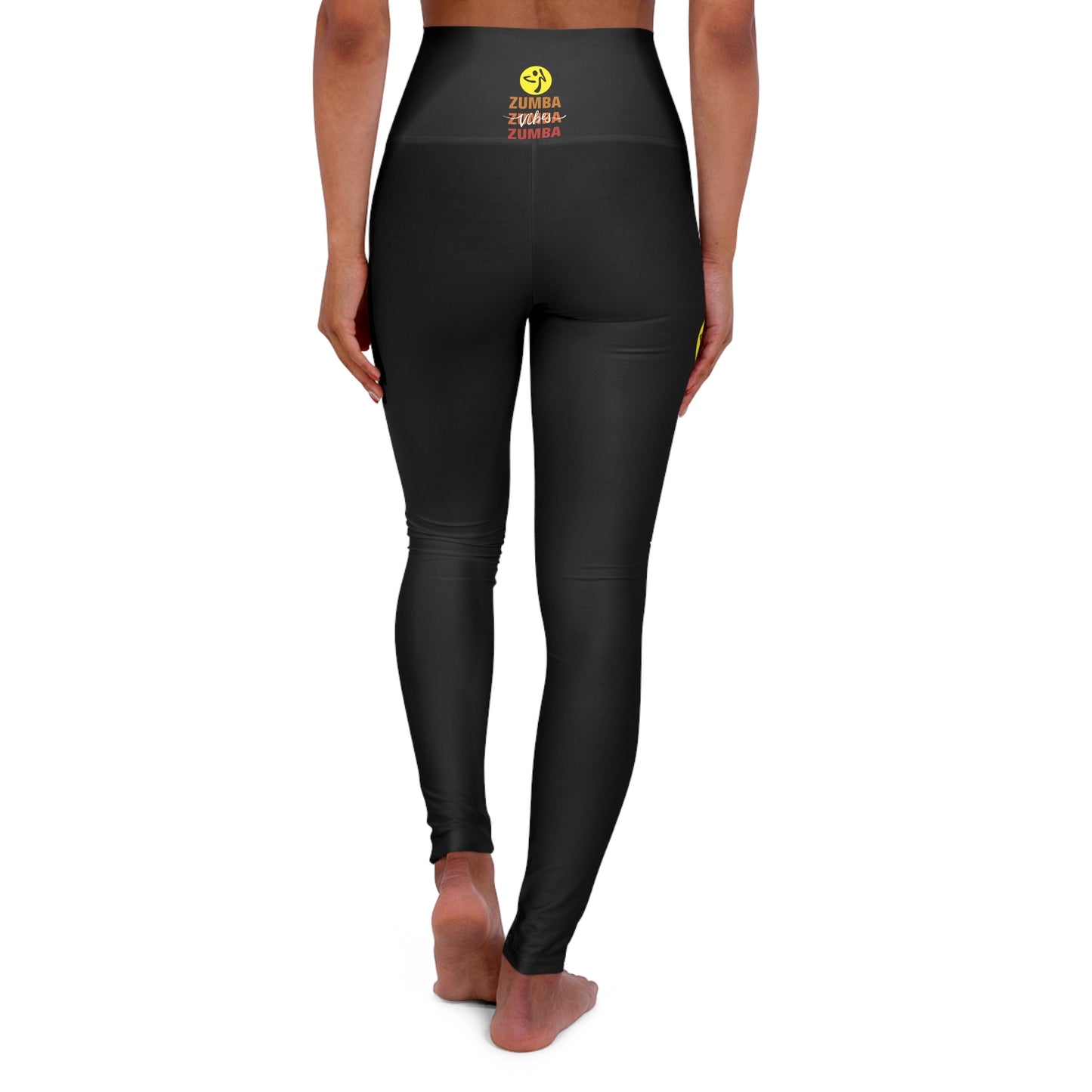 Zumba Trio Vibes High Waisted Yoga Leggings