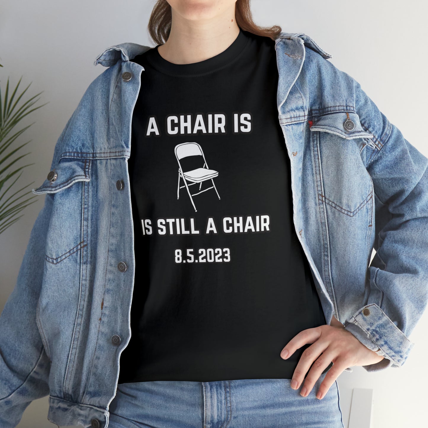 A Chair Is Still A Chair Unisex Heavy Cotton Tee