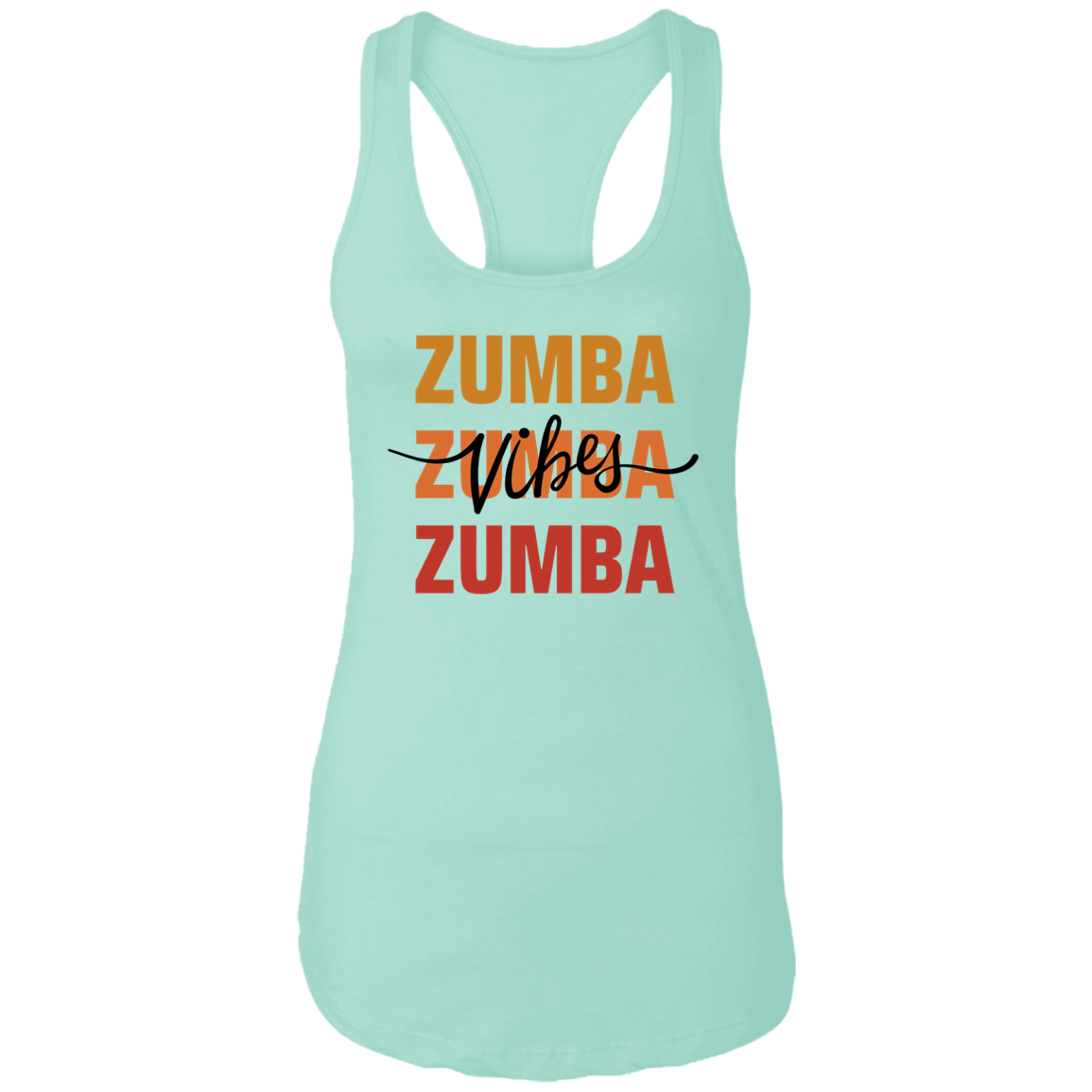 Zumba Vibes Ladies Racerback Tank