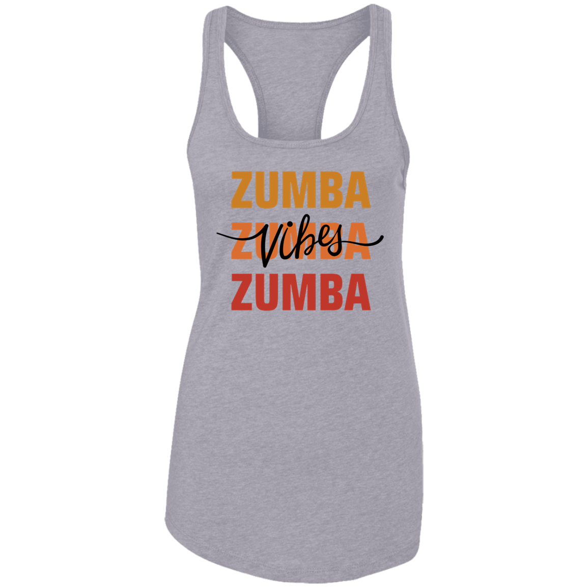 Zumba Vibes Ladies Racerback Tank