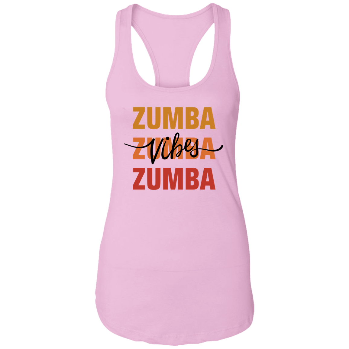 Zumba Vibes Ladies Racerback Tank