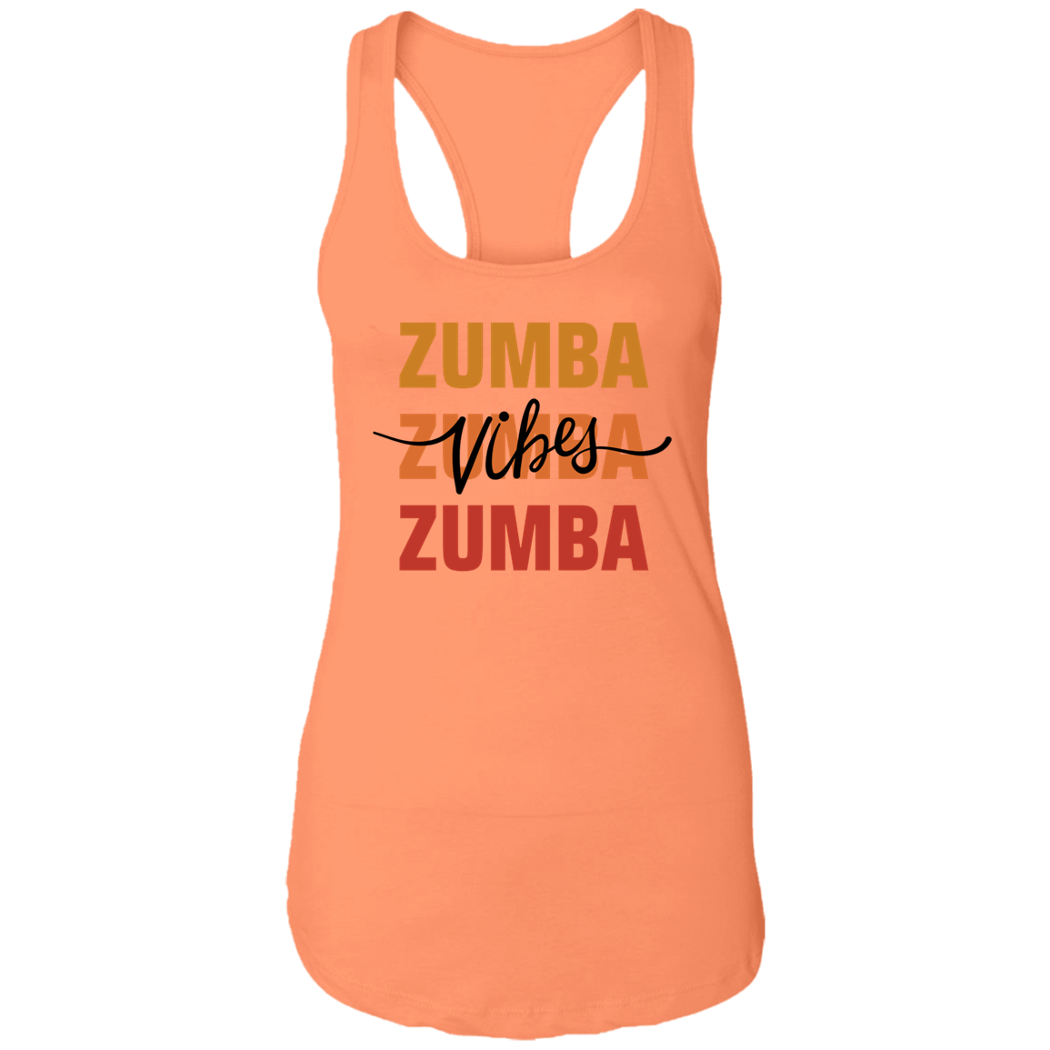 Zumba Vibes Ladies Racerback Tank