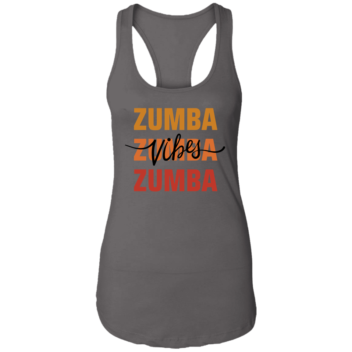 Zumba Vibes Ladies Racerback Tank