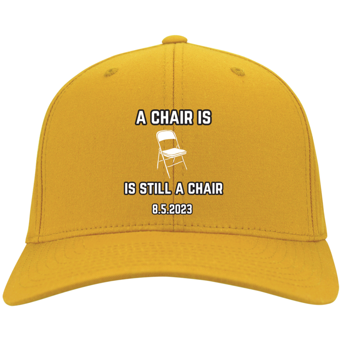 A Chair Is Still A Chair Embroidered Twill Cap