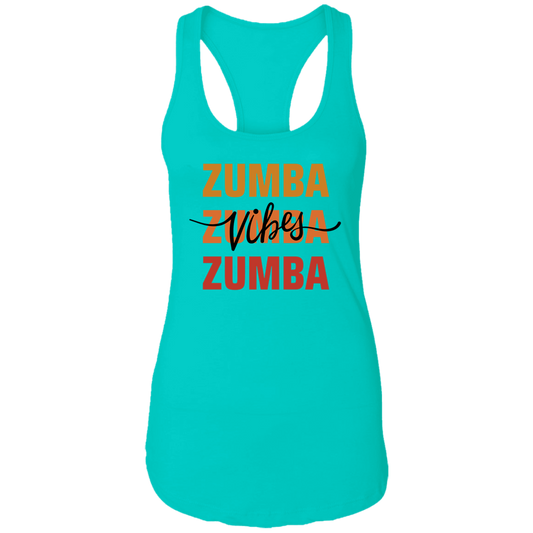 Zumba Vibes Ladies Racerback Tank