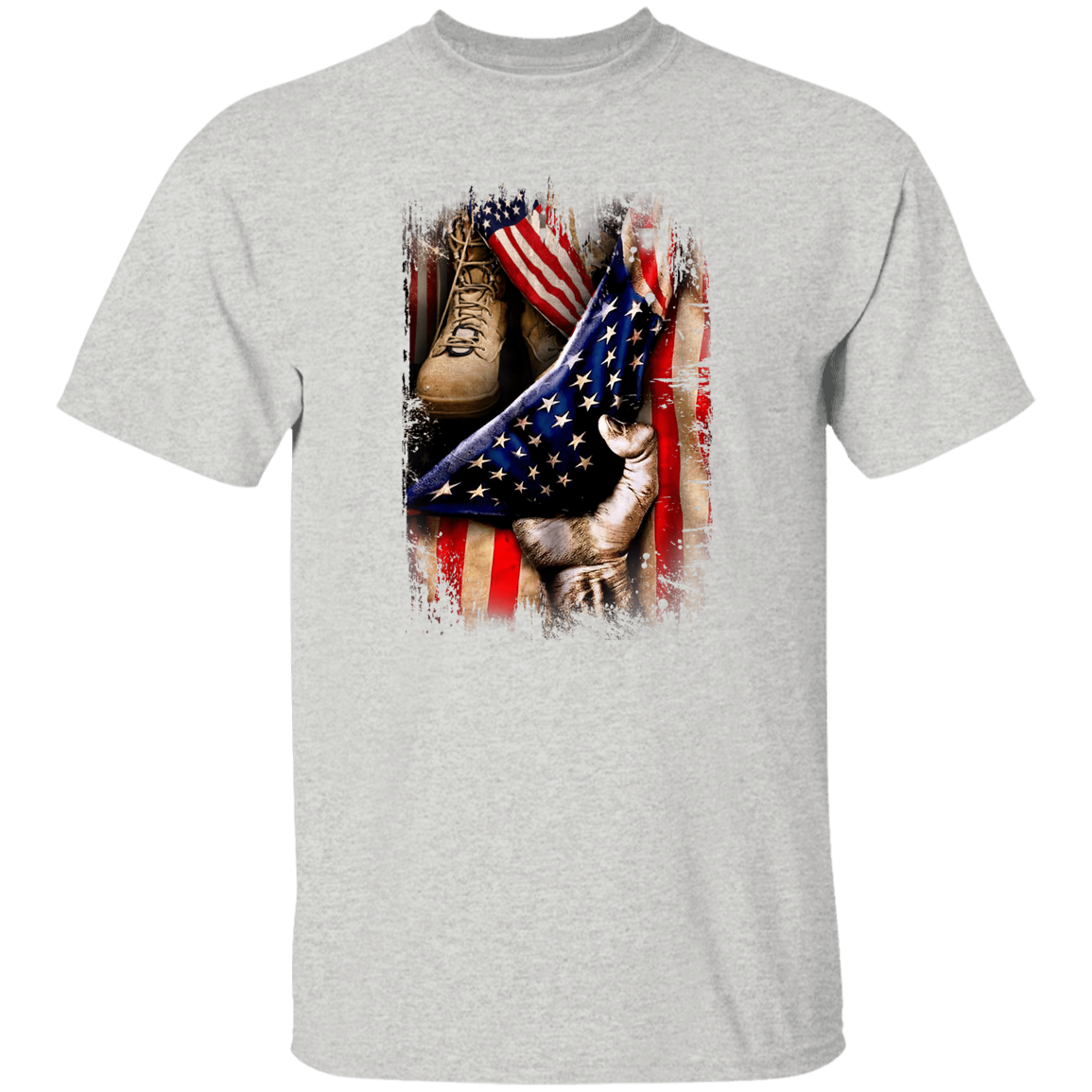 Veteran's Hand Flag T-Shirt