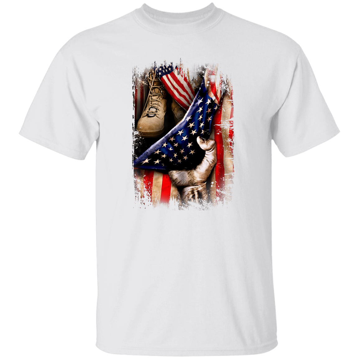 Veteran's Hand Flag T-Shirt