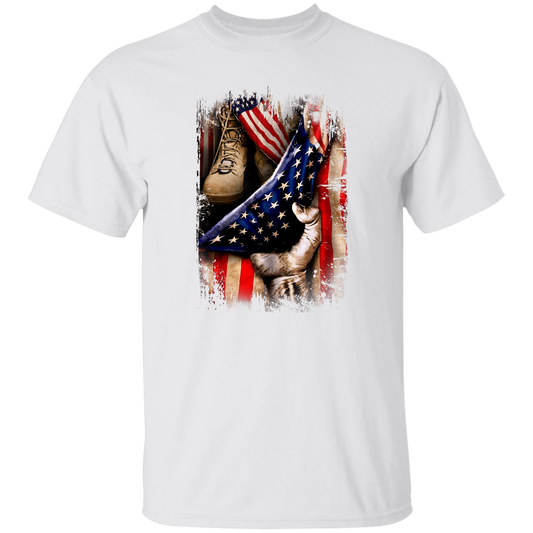 Veteran's Hand Flag T-Shirt