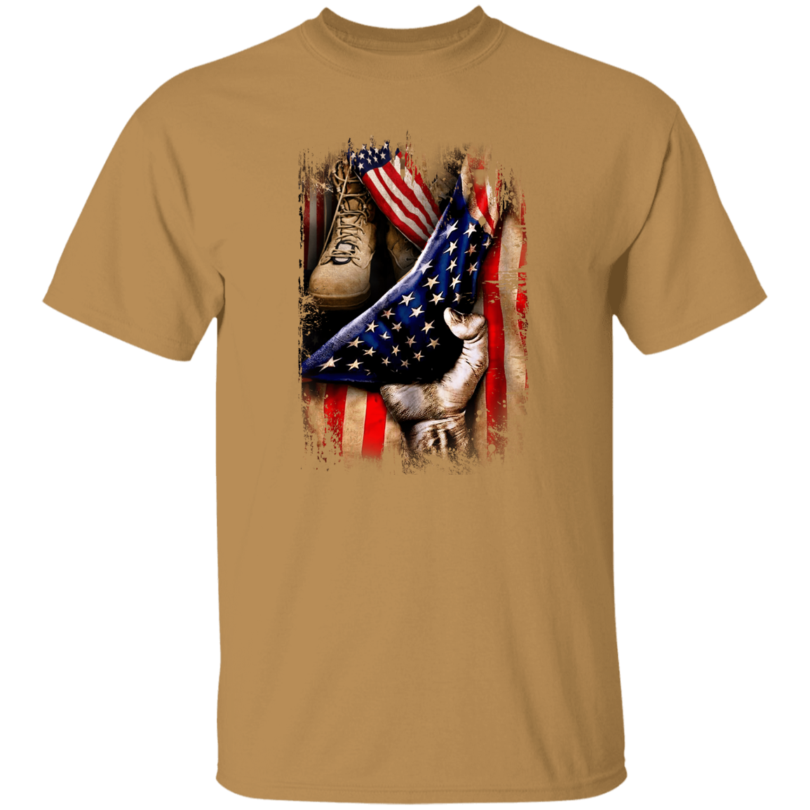 Veteran's Hand Flag T-Shirt