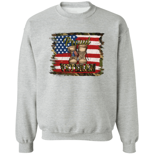 Proud Vet Crewneck Pullover Sweatshirt