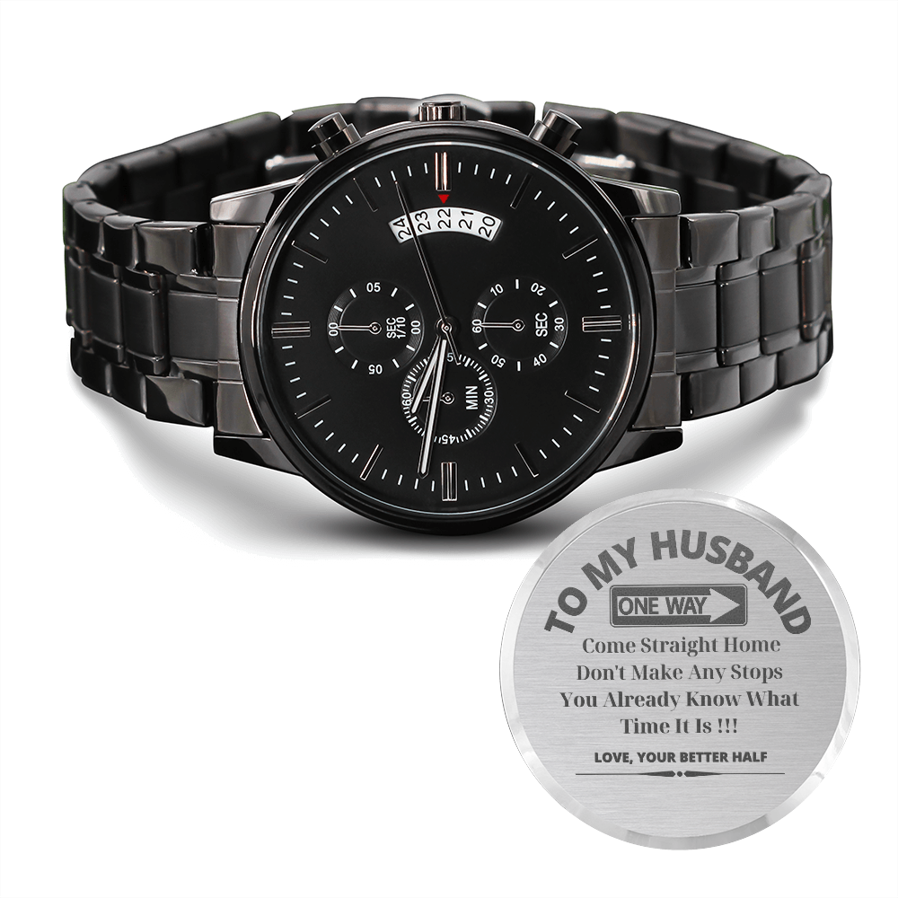 To My Husband Chronograph Watch