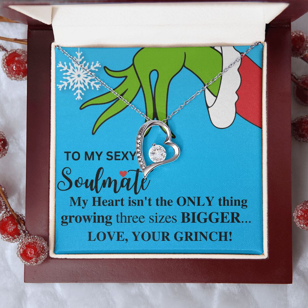 To My Sexy Soulmate | Forever Heart Necklace