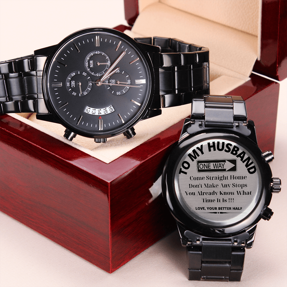 To My Husband Chronograph Watch