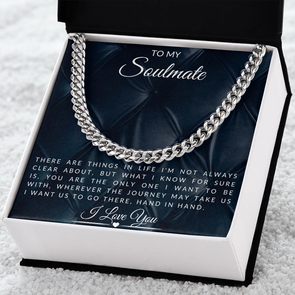 To My Soulmate Cuban Chain