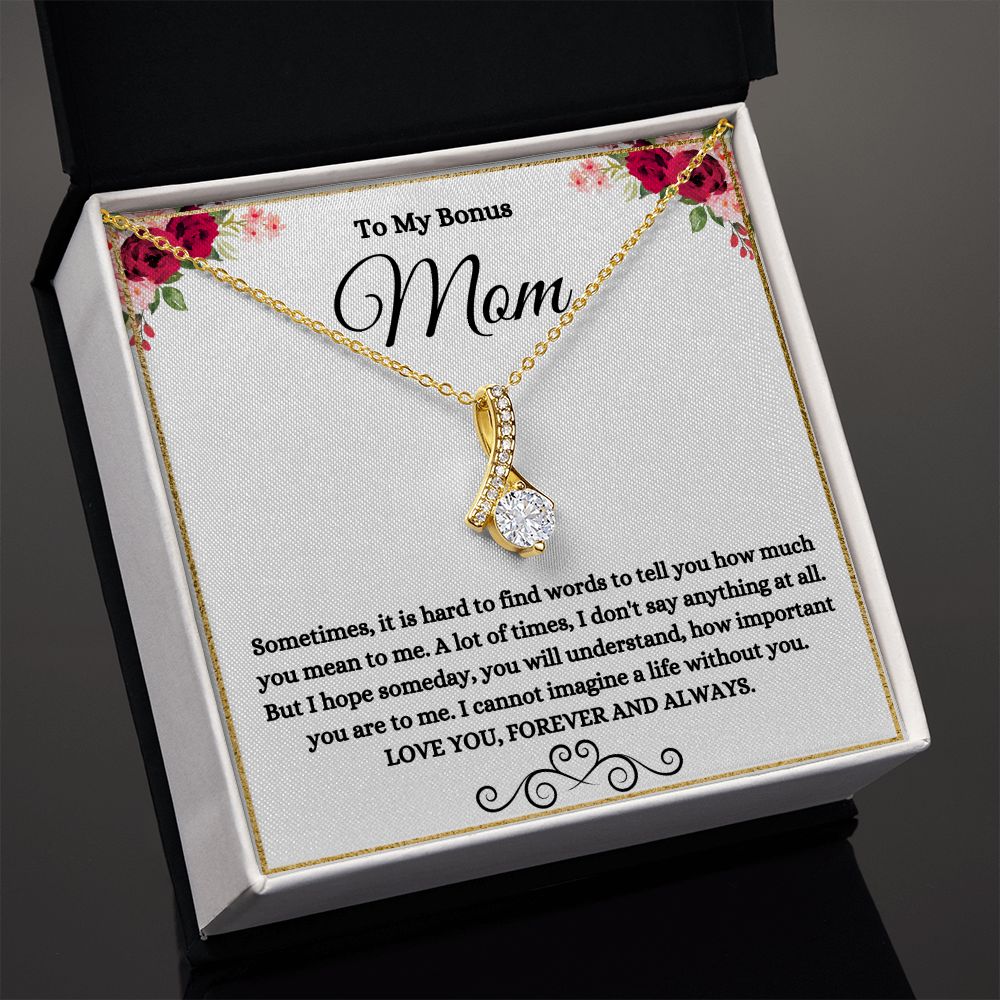 To My Bonus Mom | How Important You Are | Alluring Beauty Necklace