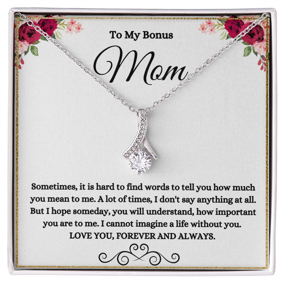 To My Bonus Mom | How Important You Are | Alluring Beauty Necklace