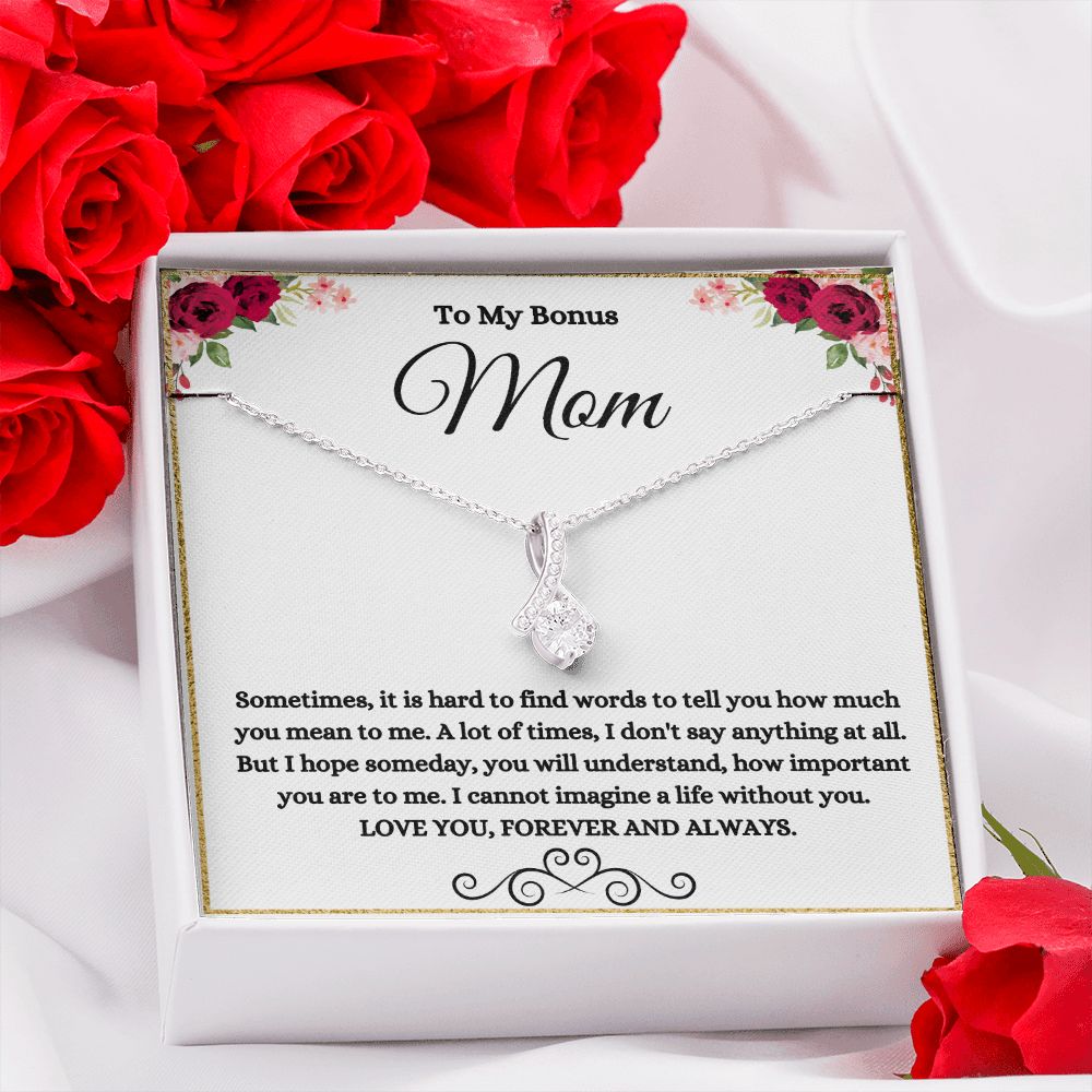 To My Bonus Mom | How Important You Are | Alluring Beauty Necklace