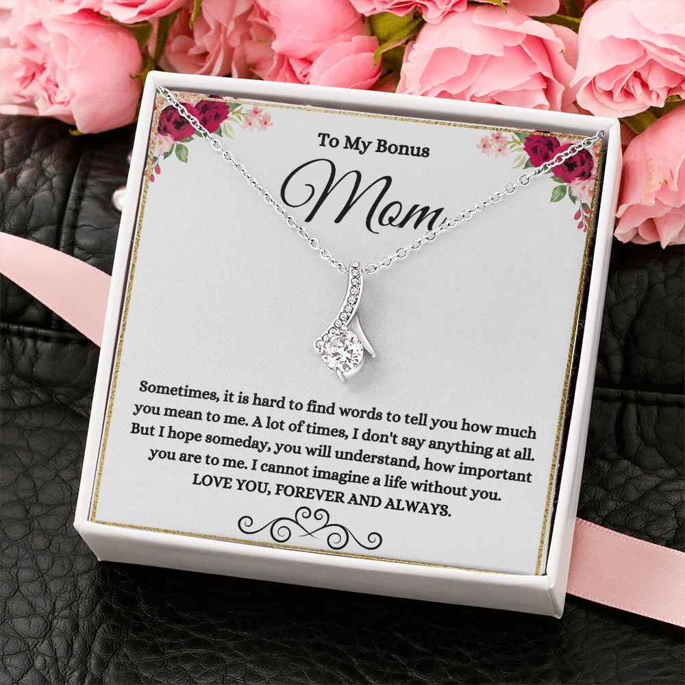 To My Bonus Mom | How Important You Are | Alluring Beauty Necklace