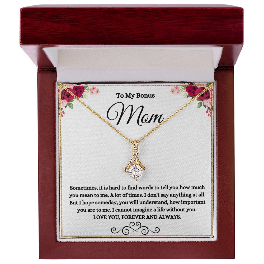 To My Bonus Mom | How Important You Are | Alluring Beauty Necklace