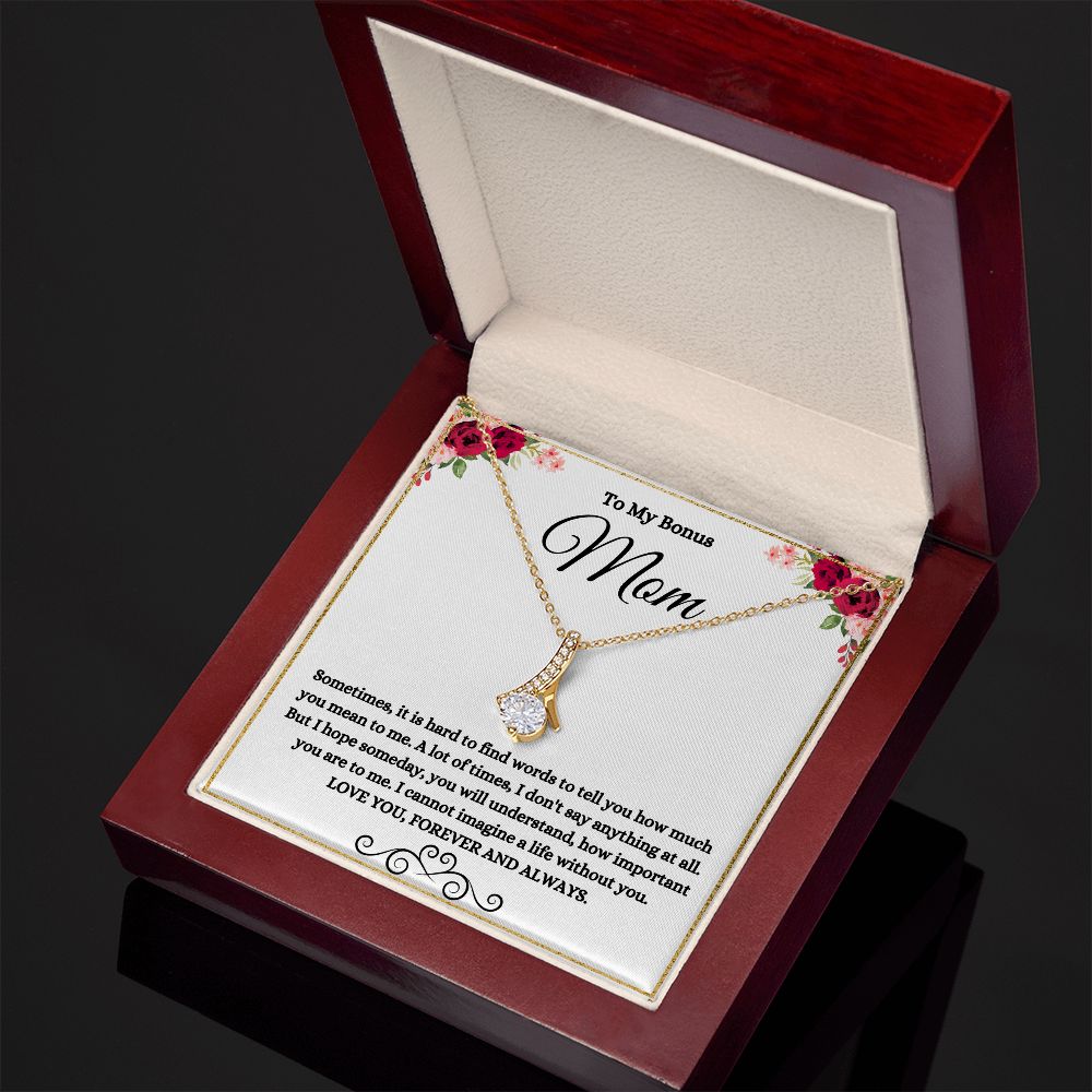 To My Bonus Mom | How Important You Are | Alluring Beauty Necklace