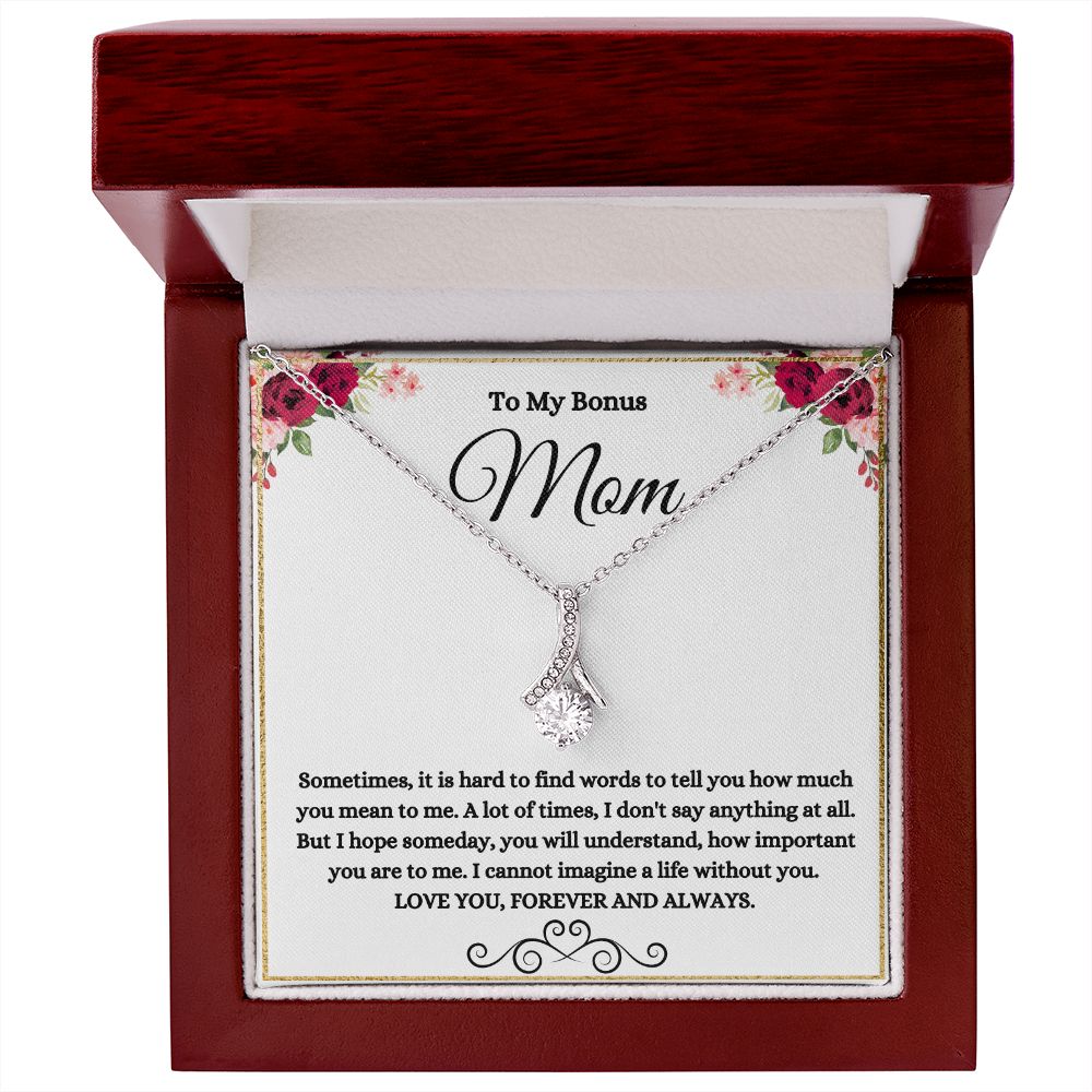 To My Bonus Mom | How Important You Are | Alluring Beauty Necklace