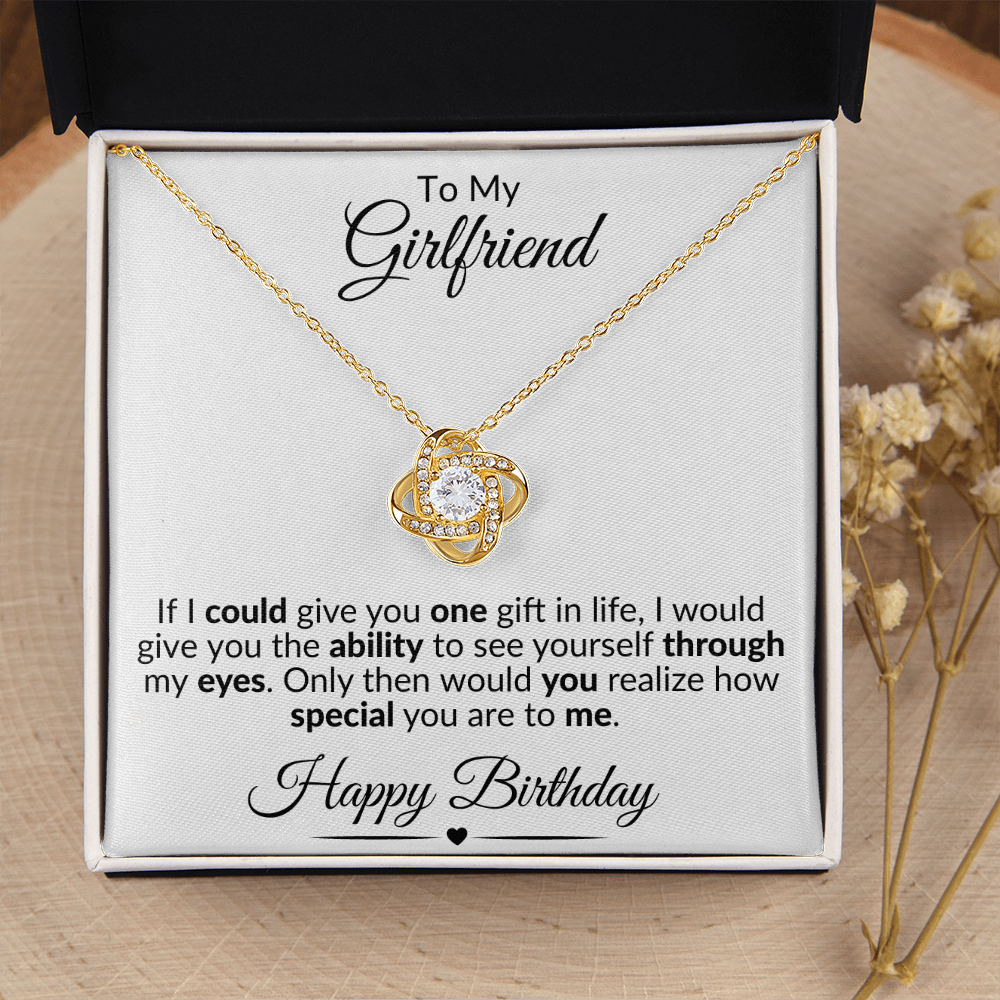 To My Girlfriend | Love Knot Necklace