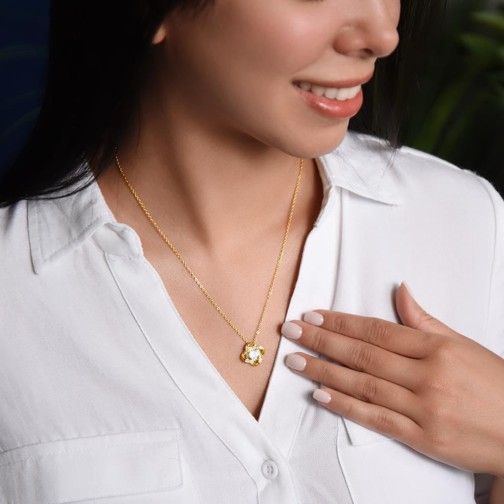 To My Girlfriend | Love Knot Necklace