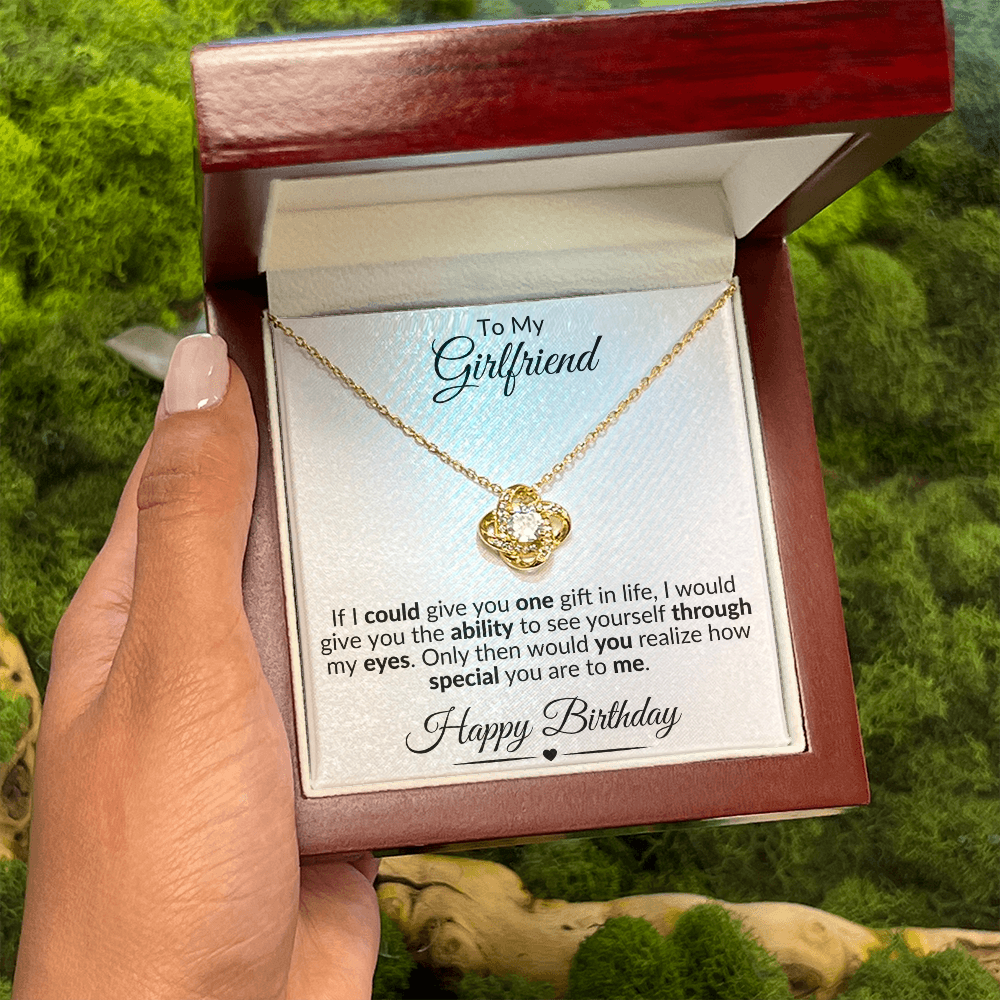 To My Girlfriend | Love Knot Necklace
