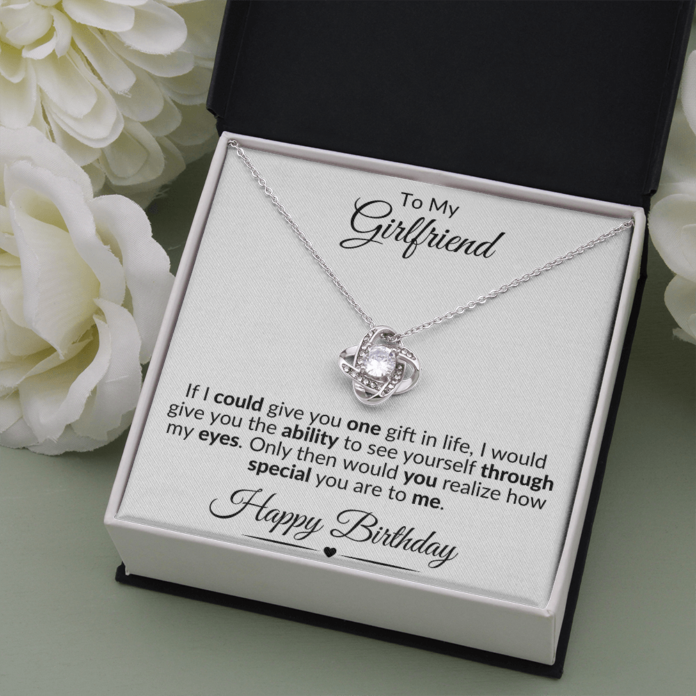 To My Girlfriend | Love Knot Necklace