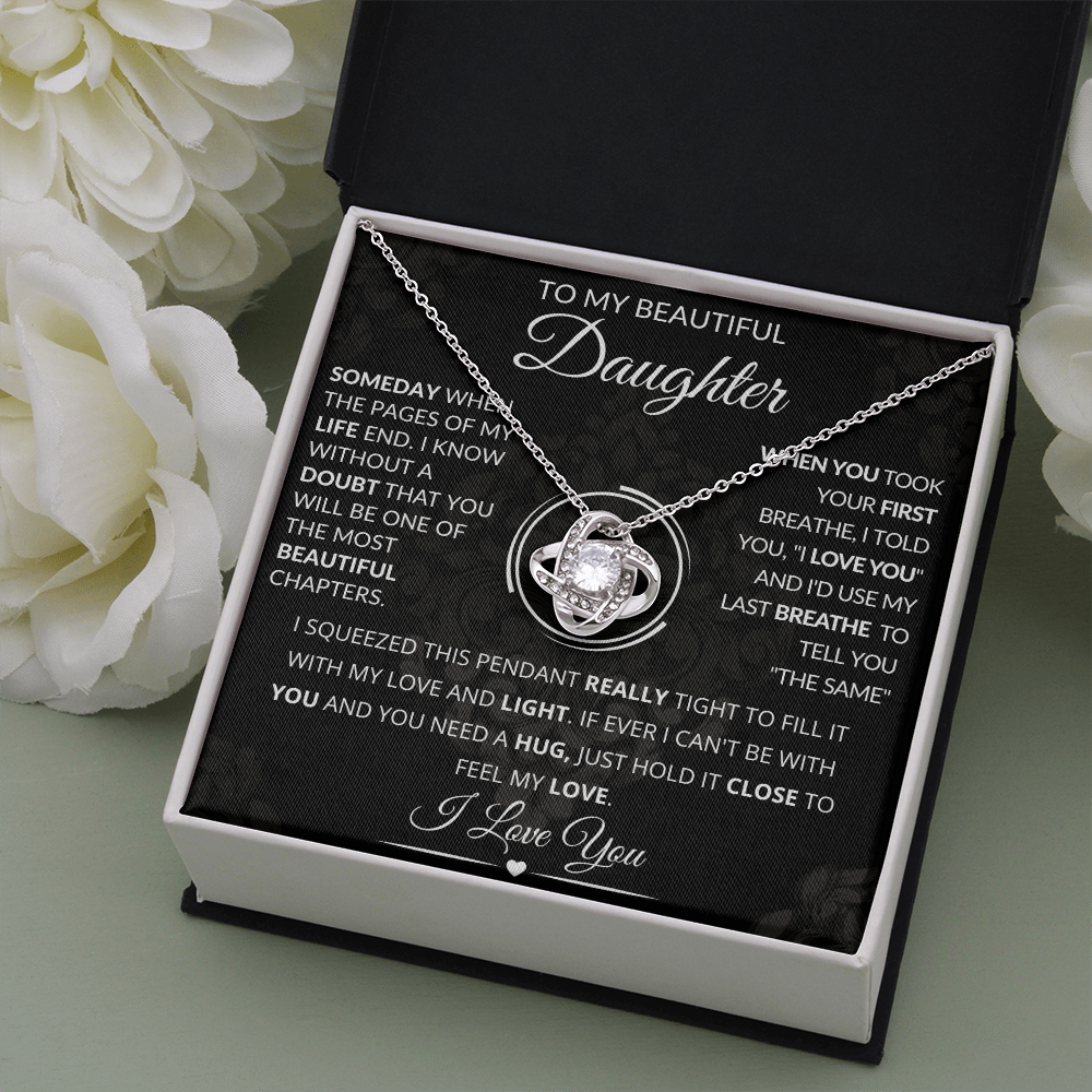 To My Beautiful Daughter Necklace