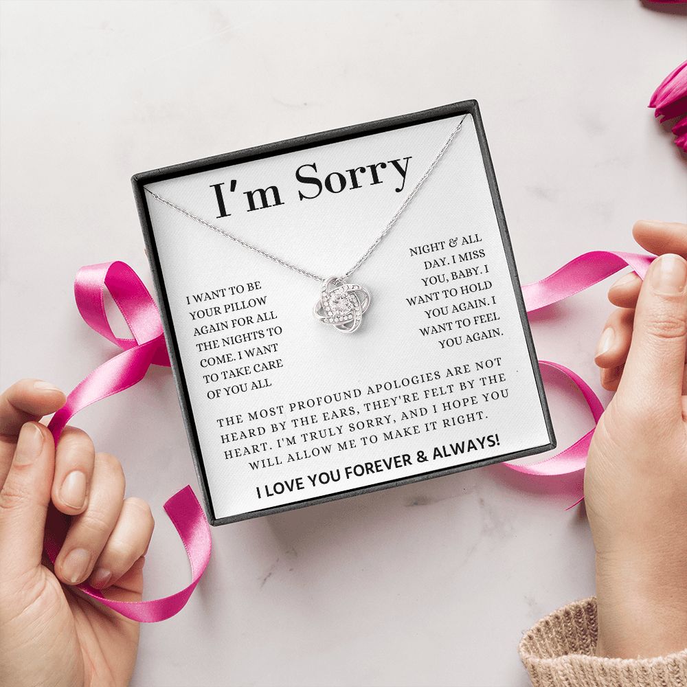 I'm Sorry | Make It Right | Love Knot Necklace