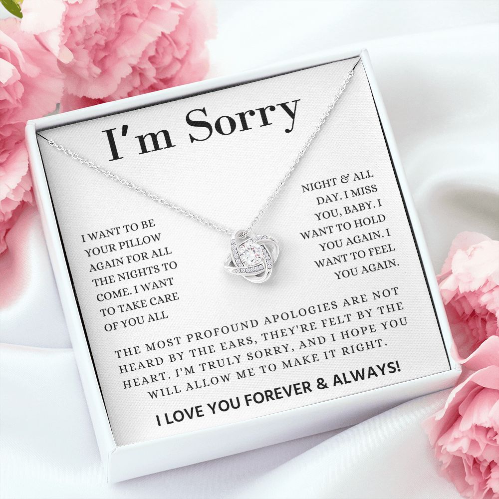 I'm Sorry | Make It Right | Love Knot Necklace