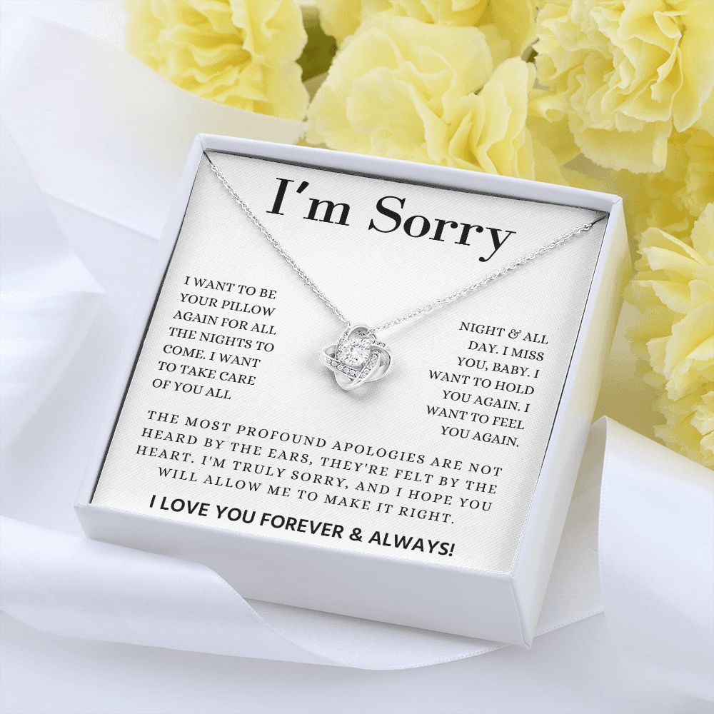 I'm Sorry | Make It Right | Love Knot Necklace