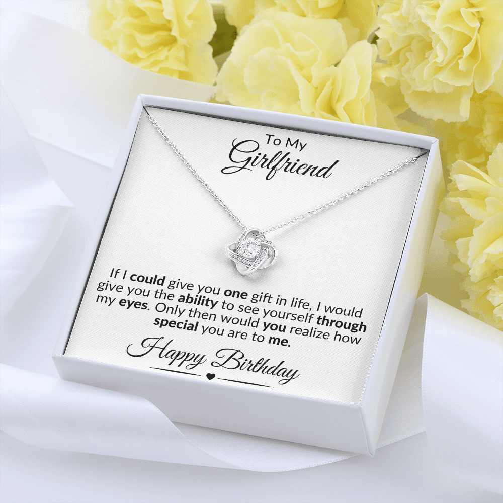 To My Girlfriend | Love Knot Necklace
