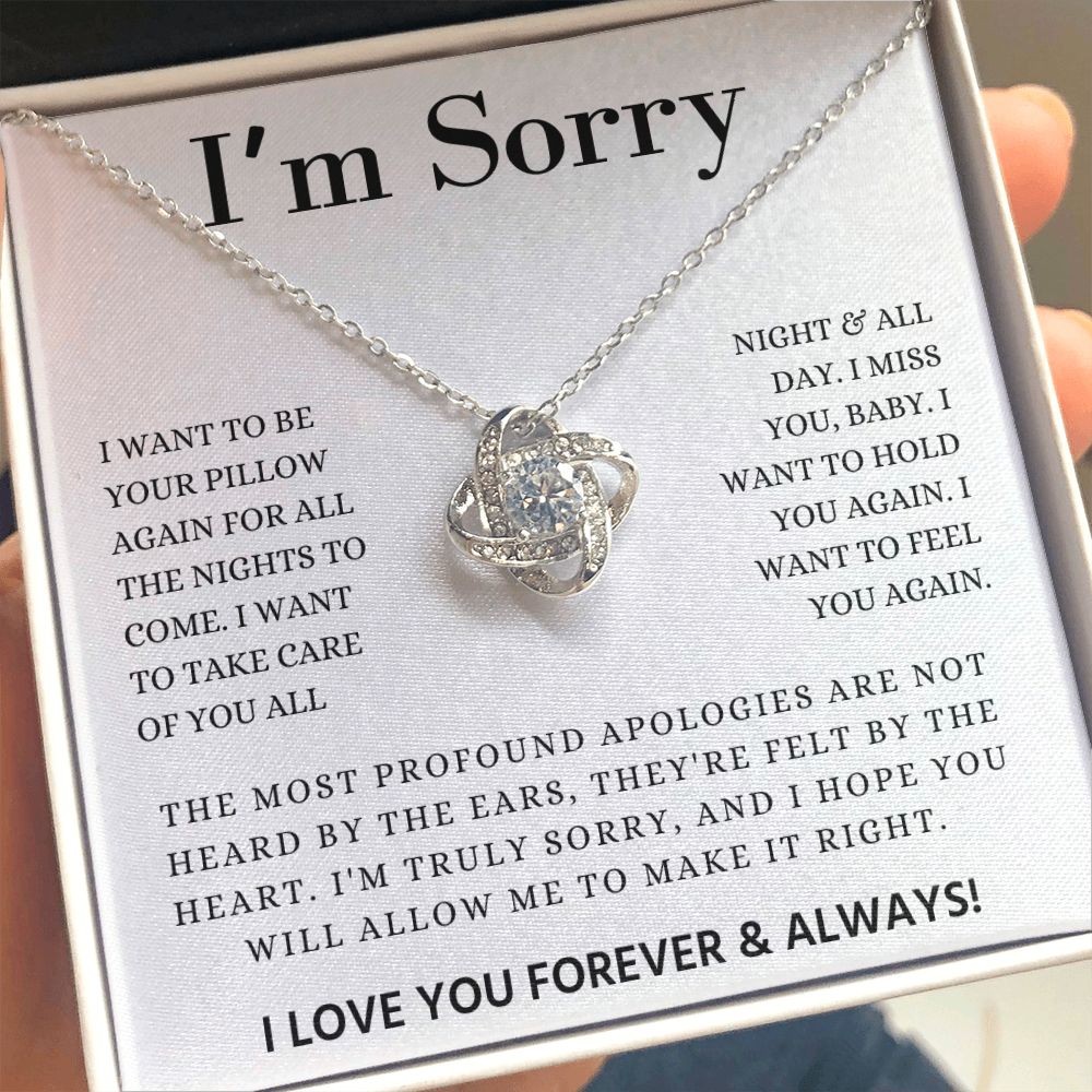 I'm Sorry | Make It Right | Love Knot Necklace