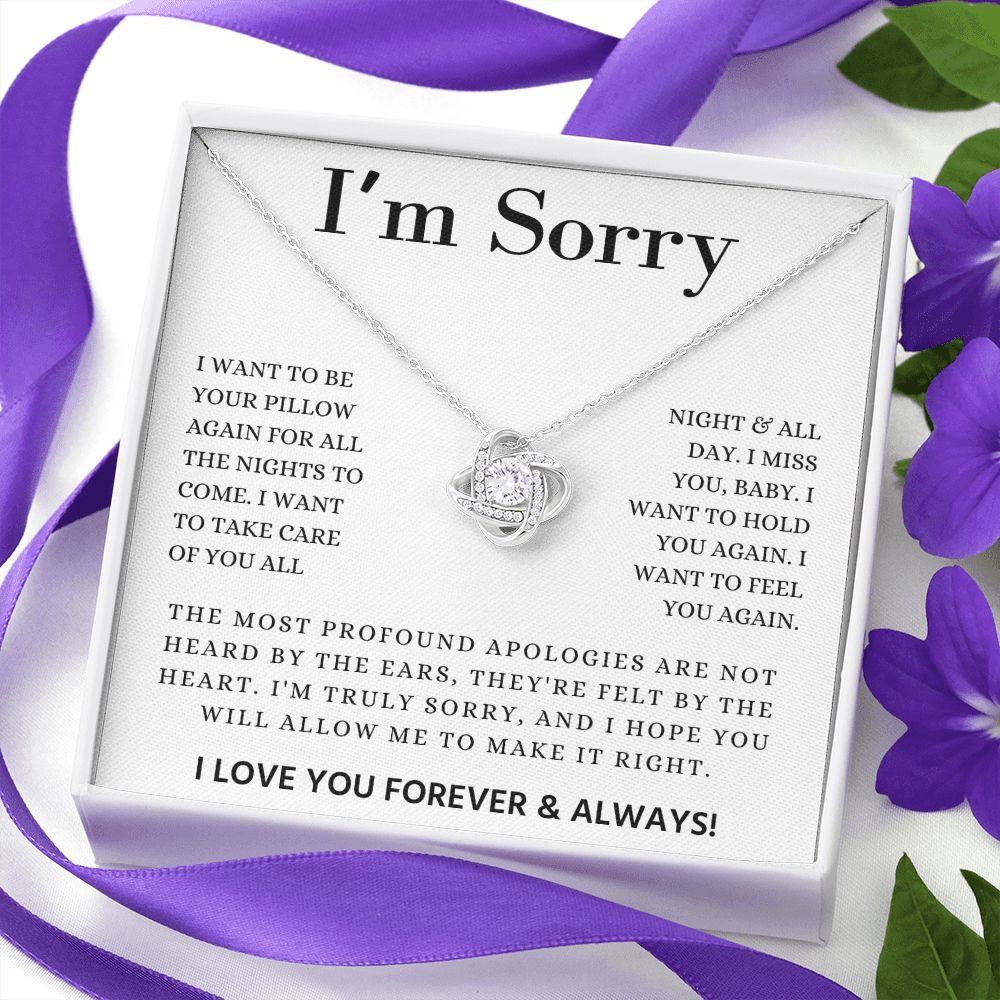 I'm Sorry | Make It Right | Love Knot Necklace