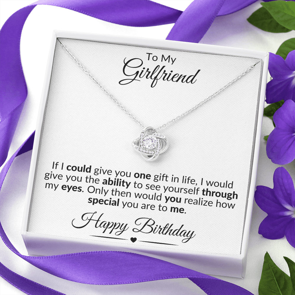 To My Girlfriend | Love Knot Necklace