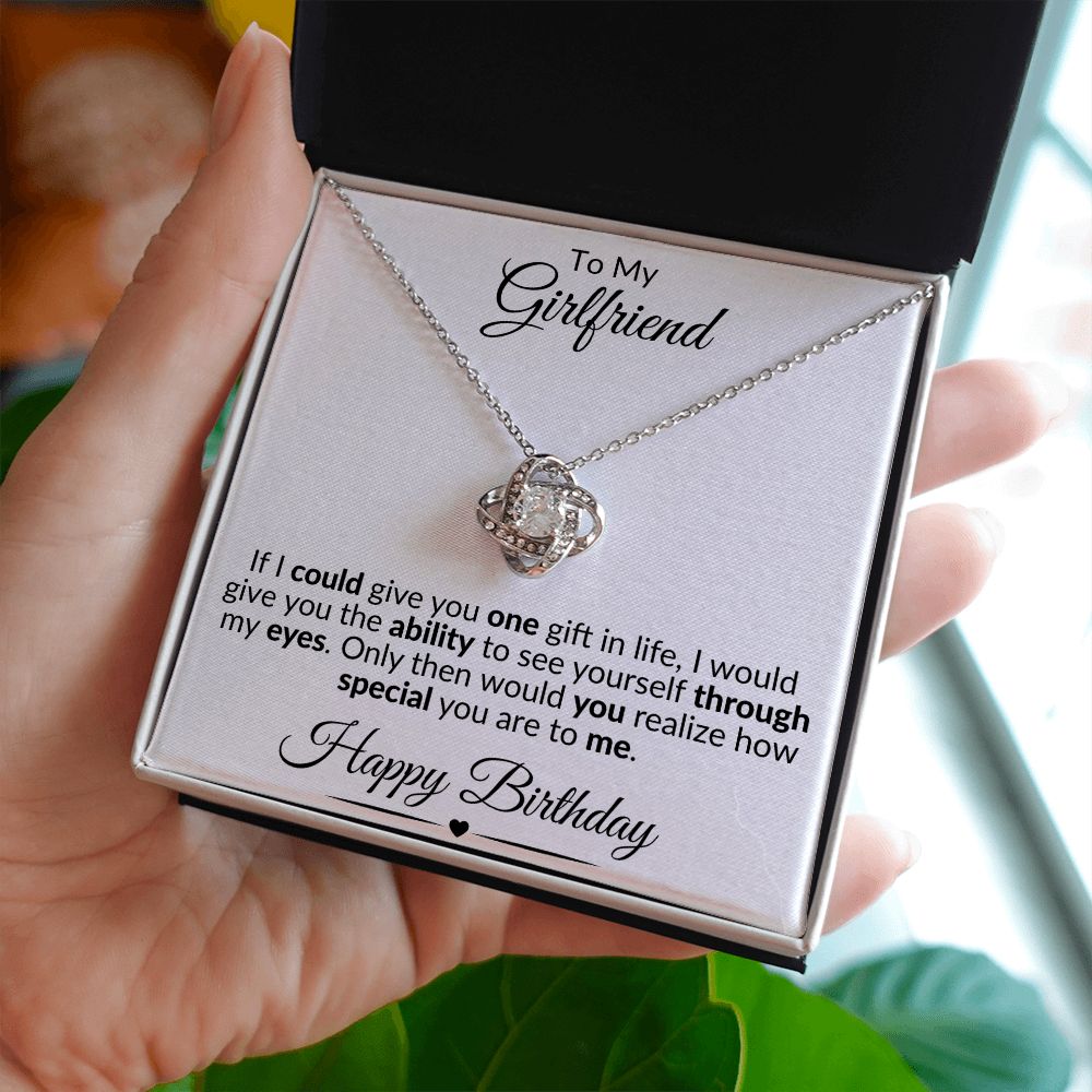 To My Girlfriend | Love Knot Necklace