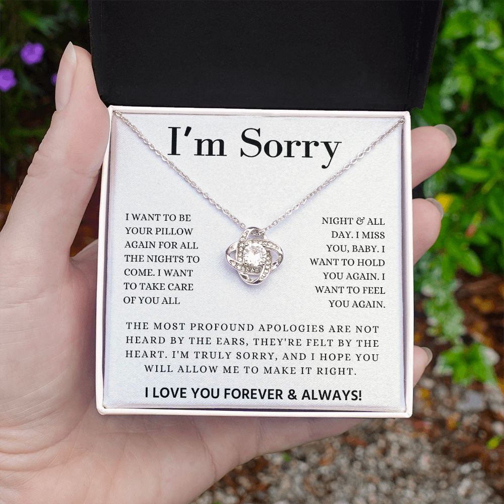 I'm Sorry | Make It Right | Love Knot Necklace